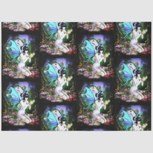 De familie Fairy en de Firefly Tissuepapier (Voorkant)