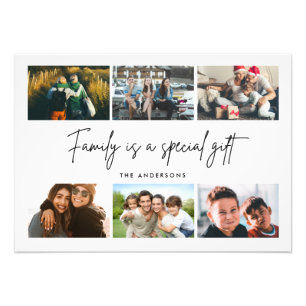 De familie is een Speciale Foto Collage van het Ci Afdruk