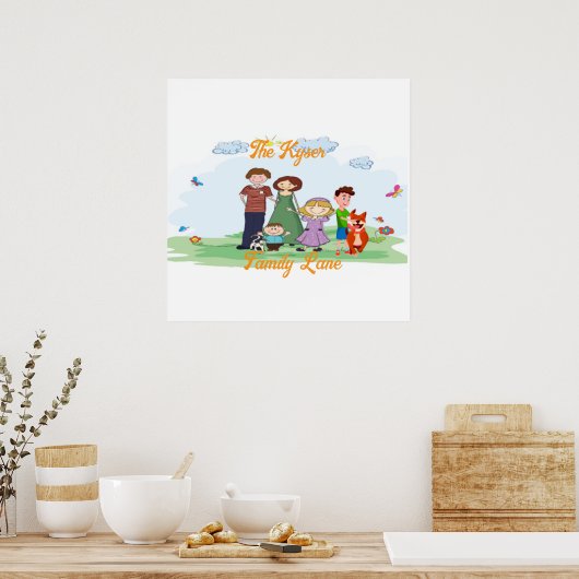 De familie Kyser Poster (Keuken)