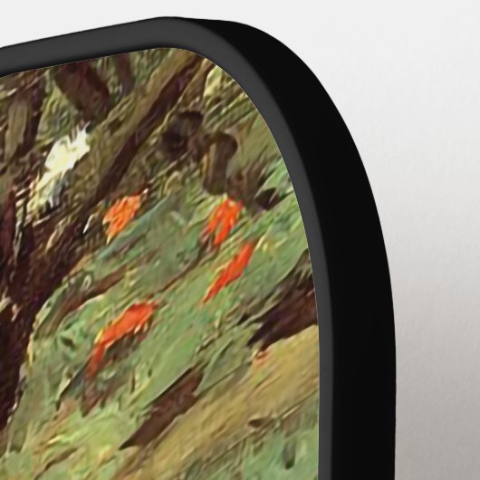 De familie Monet in hun tuin Edouard Manet Pickleball Paddle (Links Detail)