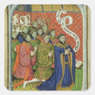 De familie Neville gebed Vierkante Sticker