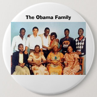 De familie Obama Ronde Button 6,0 Cm