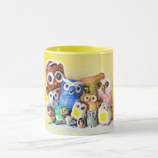 De familie Owl Mok (Midden)