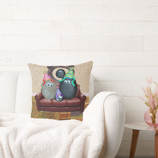 De familie Pet Rock Kussen (Bank)