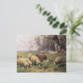 De familie Shepherd Briefkaart (Staand voorkant)