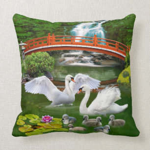 De familie Swan Kussen