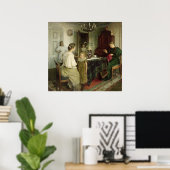 De familie van de kunstenaar, 1895 poster (Thuiskantoor)