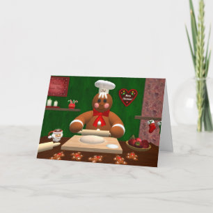 De Familie van de peperkoek: Weinig Baker Feestdagen Kaart