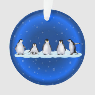 De Familie van de pinguïn Ornament