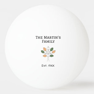 de familiereünie jaar naam boom gemeenschap  pingpongballen