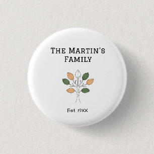de familiereünie jaar naam boom gemeenschap ronde button 3,2 cm