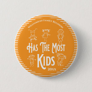 De Family Reunion Award heeft de meeste Kinder kin Ronde Button 5,7 Cm