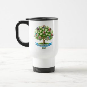 De Family Tree Fotonamen houden van cadeau Reisbeker