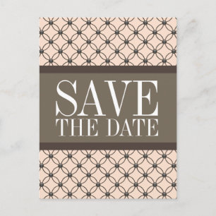 De Fancy Lattice van Linen sparen het Briefkaart v