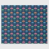 De Fancy Umbrella Cadeaupapier (Vlak)