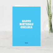 De fantastische feestpinguïn kaart (Achterkant)