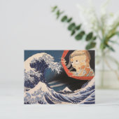 De fantoom bij de Grote Golf Briefkaart (Staand voorkant)