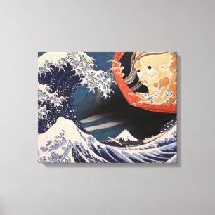 De fantoom bij de Grote Golf Canvas Afdruk