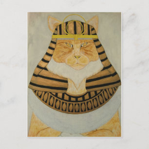 De farao Cat Briefkaart