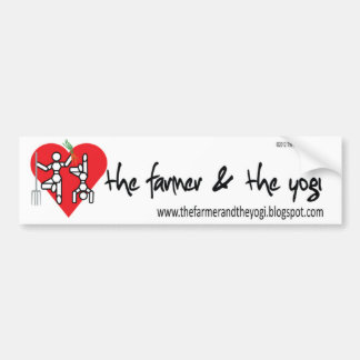 De Farmer en de Yogi Logo Bumpersticker