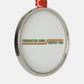 De Farmington Canal Heritage Trail is een 81,2 mil Metalen Ornament (Rechts)