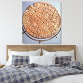 De fascschijf met onbekende significantie canvas afdruk (Insitu (Slaapkamer))