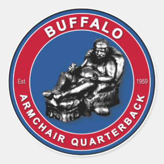 De fauteuil QB Buffalo Football Stickers