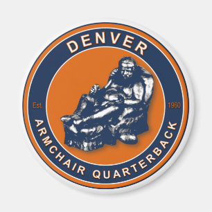 De fauteuil Quarterback - Denver Football Magneet