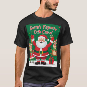 De favoriete bemanning van de Kerstman T-shirt