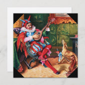 De favoriete Jester-uitnodiging van de koning Kaart (Voorkant / Achterkant)