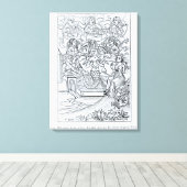 De Fay Melusine Canvas Afdruk (Insitu (Houten vloer))