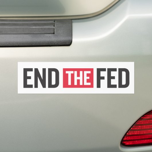 De Fed beëindigen Bumpersticker (Op auto)