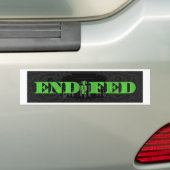 De Fed beëindigen Bumpersticker (Op auto)