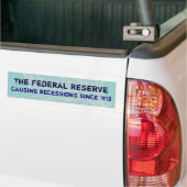 De Federal Reserve Bumpersticker (Op Truck)