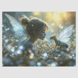 De fee en haar draak tissuepapier