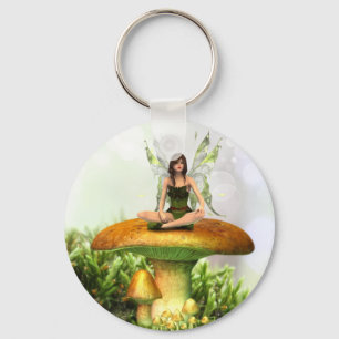De fee van de Giftige paddestoel Sleutelhanger