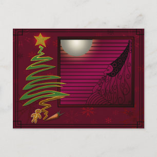 De Fee van de Pruim van de suiker Feestdagenkaart