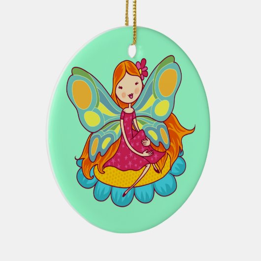 De Fee van de tuin Keramisch Ornament (Rechts)
