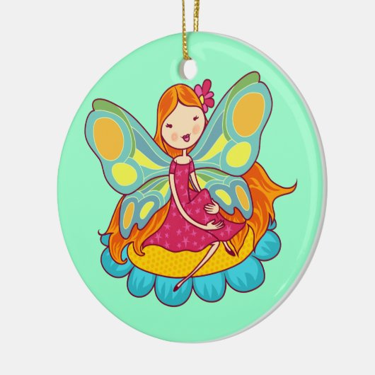 De Fee van de tuin Keramisch Ornament (Links)