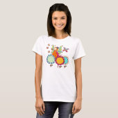 De Fee van de tuin met Bloemen T-shirt (Voorkant volledig)
