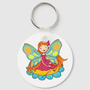 De Fee van de tuin Sleutelhanger