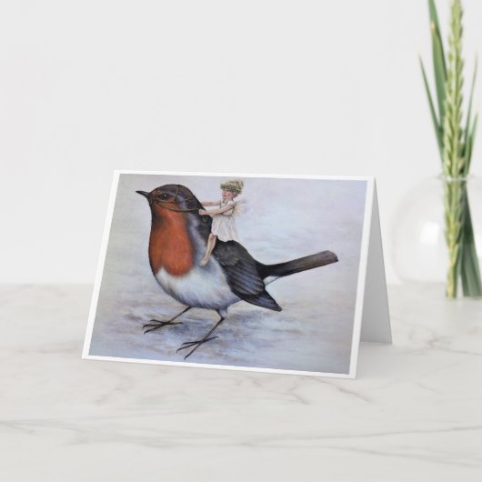 De Fee van Kerstmis Feestdagen Kaart (Voorkant)