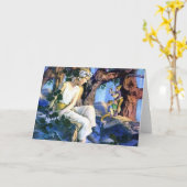 De Feeënprinses en de Dwergen van Maxfield Parrish Kaart (Gele Bloem)