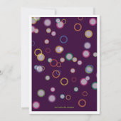 De feestdag in het nieuwjaar kaart (Achterkant)