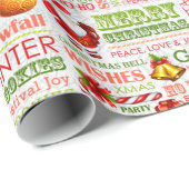 De feestdagen cadeaupapier (Rol Hoek)