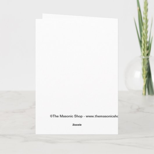 De Feestdagen Kaart (Achterkant)