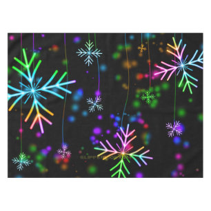 De feestelijke levendige kerstsfeer van SlipperyJo Tafelkleed