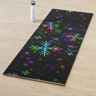 De feestelijke levendige kerstsfeer van SlipperyJo Yogamat