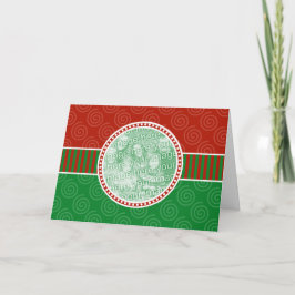 De feestelijke Moderne Sjabloon van de Kaart van