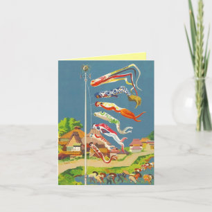 De feestelijke Tango van de Wimpels van de Karper Kaart